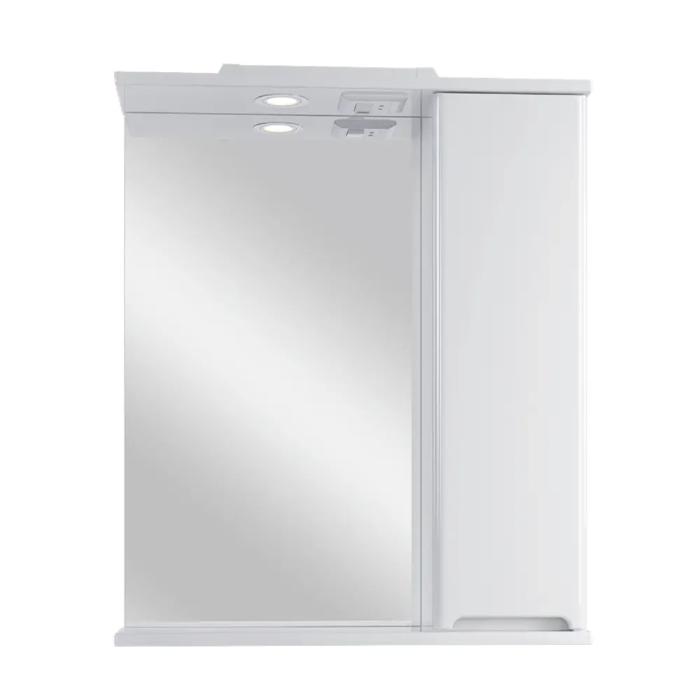 Фото 4 Зеркальный шкафчик в ванную Ruvann Nika 60 Фото 4 Зеркальный шкафчик в ванную Ruvann Nika 60