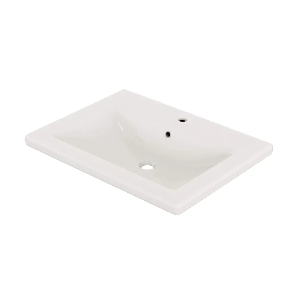 Фото 8 Тумба с раковиной в ванную Ruvann Nika 50 раковина Como 50 напольная цвет дуб вотан, графит софт