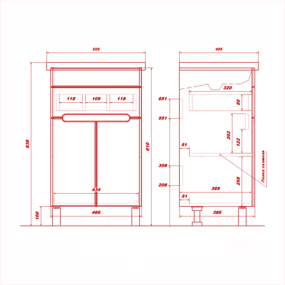 Фото 9 Тумба с раковиной в ванную Ruvann Nika 50 раковина Como 50 напольная цвет дуб вотан, графит софт