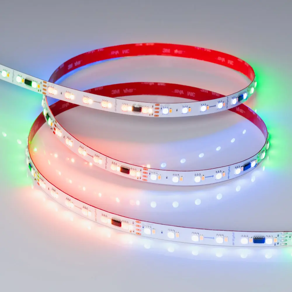 Фото 4 Светодиодная лента Arlight Arlt_040621 120 диод/м 16 Вт/м 24 В IP20 5 м изменение цвета rgb свет Фото 4 Светодиодная лента Arlight Arlt_040621 120 диод/м 16 Вт/м 24 В IP20 5 м изменение цвета rgb свет