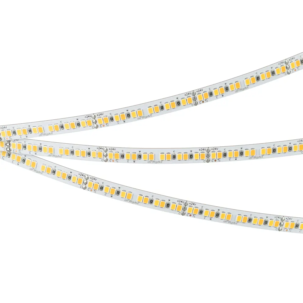 Фото 4 Светодиодная лента Arlight Arlt_048776 240 диод/м 20.3 Вт/м 24 В IP20 5 м теплый белый, нейтральный белый свет Фото 4 Светодиодная лента Arlight Arlt_048776 240 диод/м 20.3 Вт/м 24 В IP20 5 м теплый белый, нейтральный белый свет