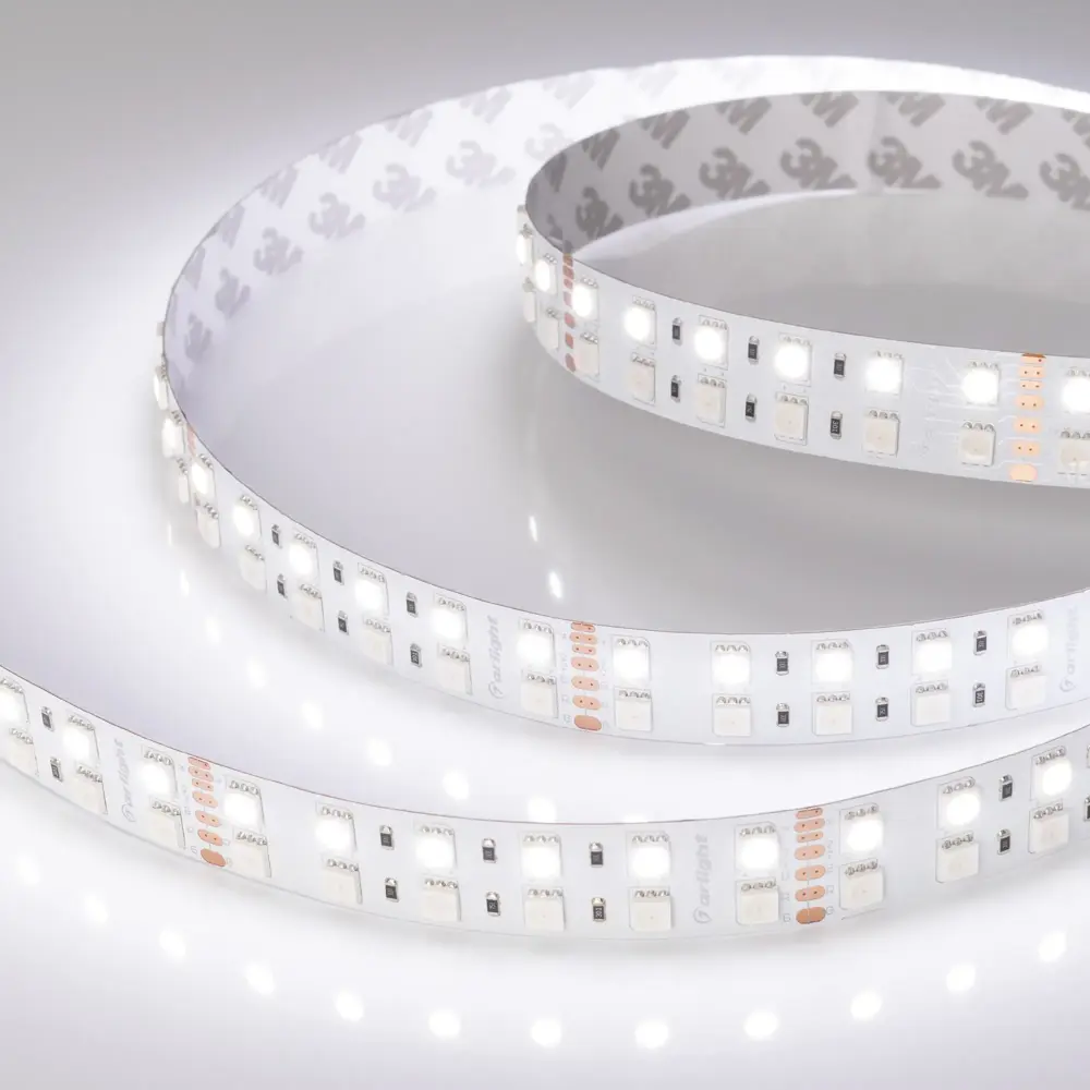 Фото 7 Светодиодная лента Arlight Arlt_011823_2 144 диод/м 32 Вт/м 24 В IP20 5 м белый, изменение цвета rgb свет