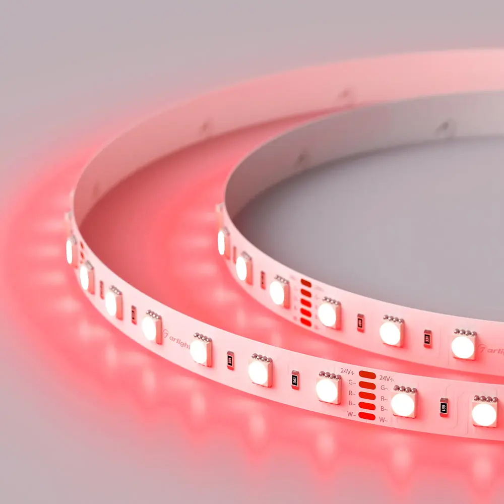 Фото 7 Светодиодная лента Arlight Arlt_019096_2 60 диод/м 19.2 Вт/м 24 В IP20 5 м белый, изменение цвета rgb свет Фото 7 Светодиодная лента Arlight Arlt_019096_2 60 диод/м 19.2 Вт/м 24 В IP20 5 м белый, изменение цвета rgb свет