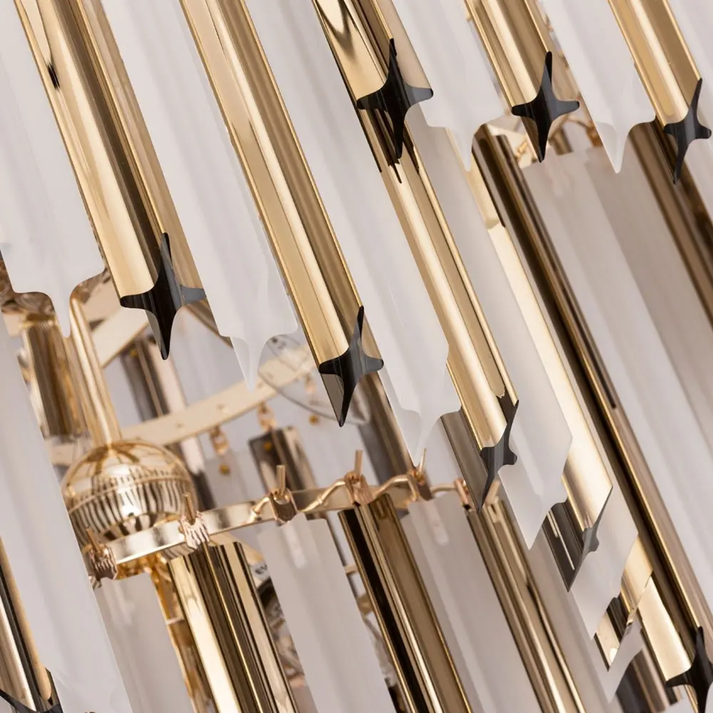 Фото 6 Люстра подвесная Imperiumloft Compar Impr_194233-23 7 ламп 14 м² цвет прозрачный/золотой