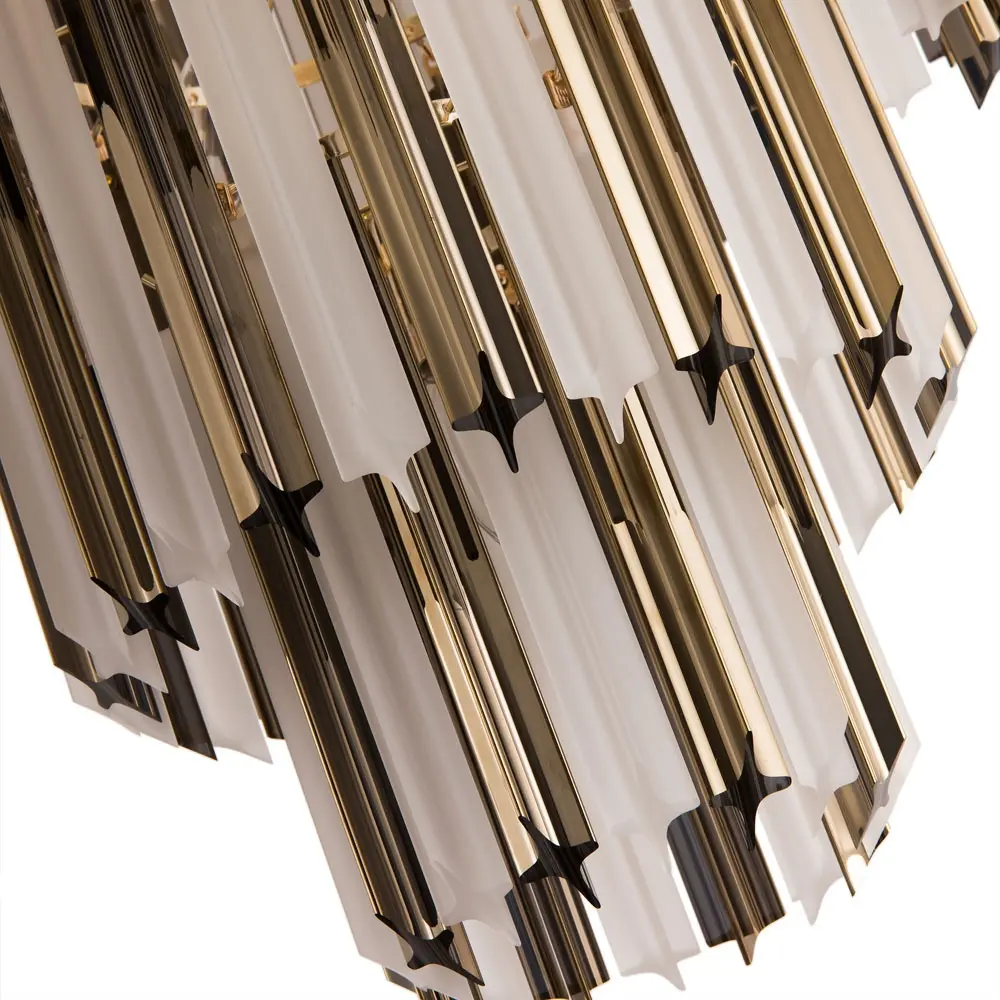 Фото 7 Люстра подвесная Imperiumloft Compar Impr_194233-23 7 ламп 14 м² цвет прозрачный/золотой