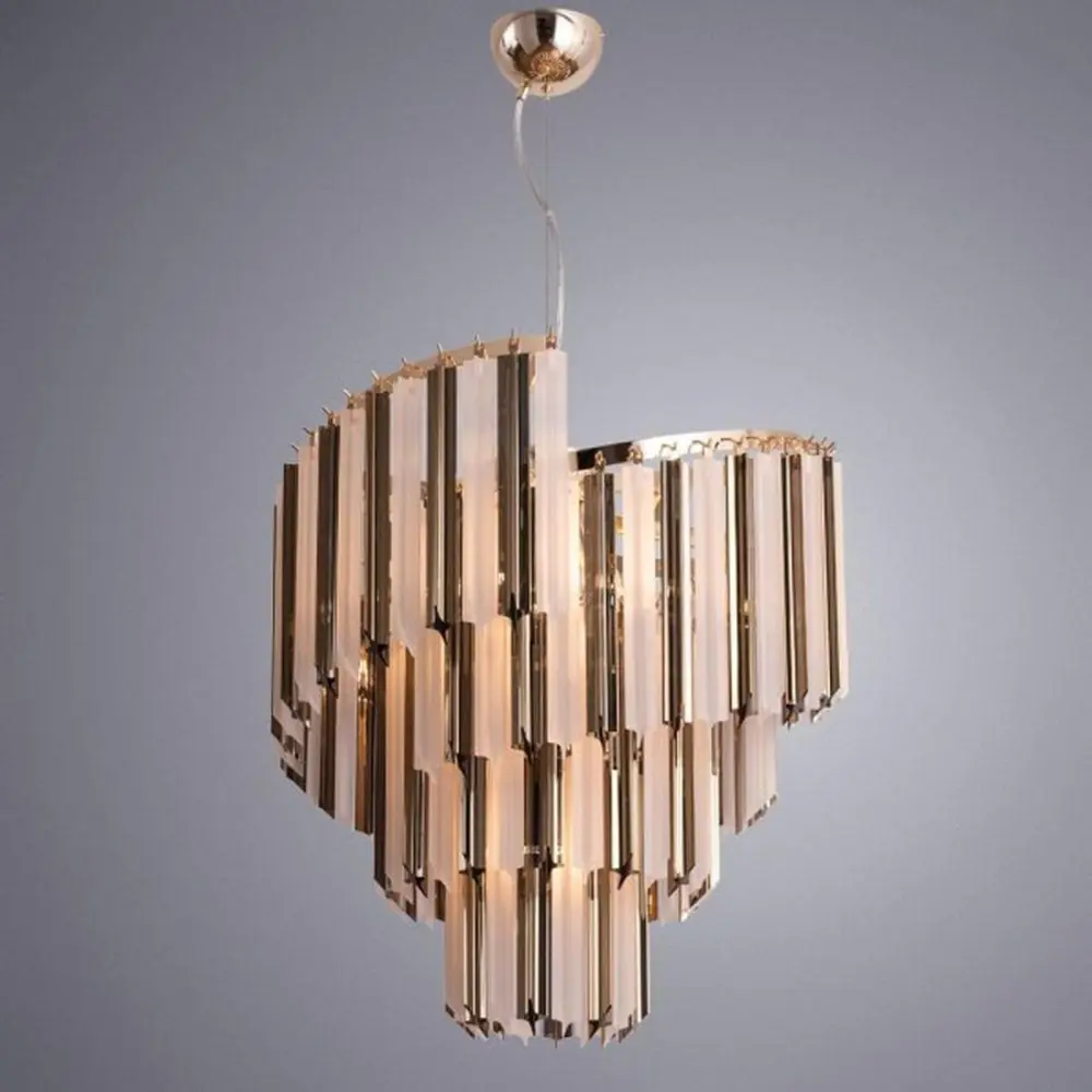 Фото 3 Люстра подвесная Imperiumloft Compar Impr_194233-23 7 ламп 14 м² цвет прозрачный/золотой