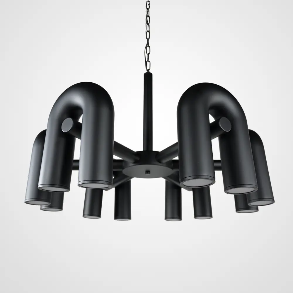 Фото Люстра подвесная светодиодная Imperiumloft Fanny black Impr_192008-23 42 м² теплый белый свет цвет черный Фото Люстра подвесная светодиодная Imperiumloft Fanny black Impr_192008-23 42 м² теплый белый свет цвет черный