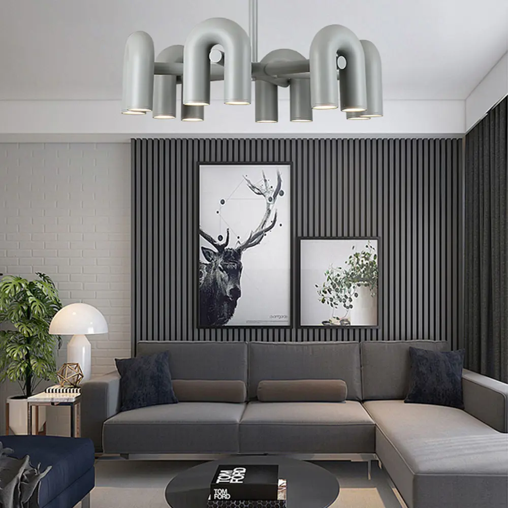 Фото 6 Люстра подвесная светодиодная Imperiumloft Fanny grey Impr_192009-23 42 м² теплый белый свет цвет серый Фото 6 Люстра подвесная светодиодная Imperiumloft Fanny grey Impr_192009-23 42 м² теплый белый свет цвет серый