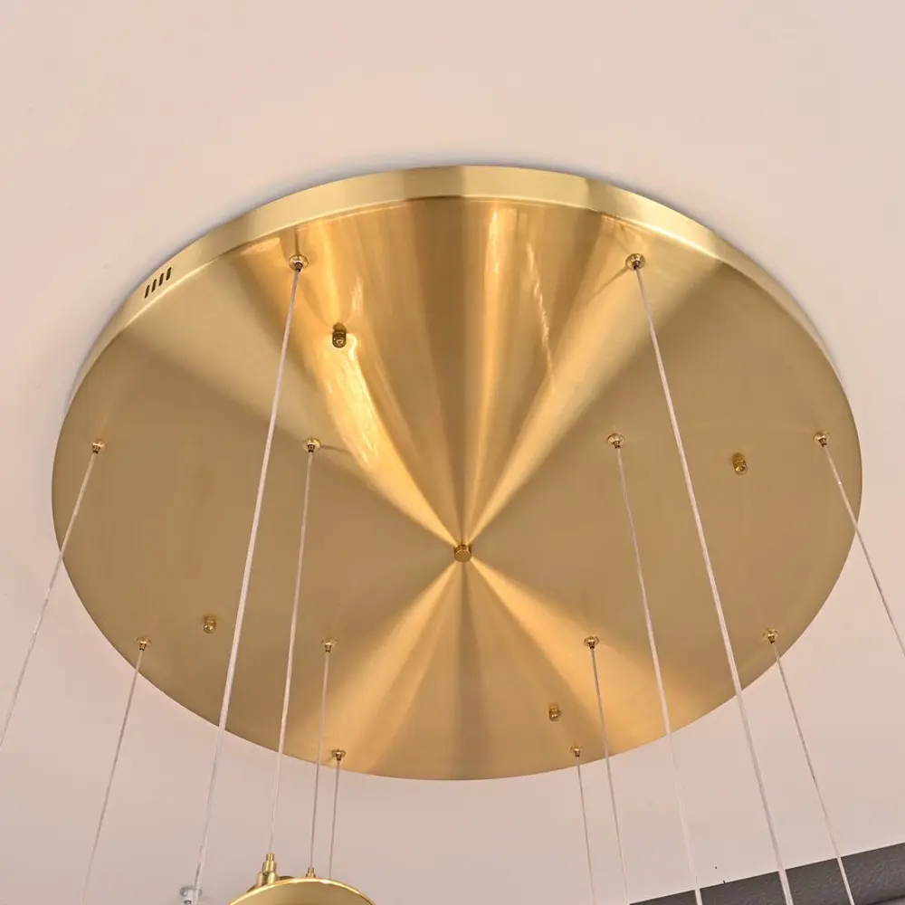 Фото 2 Люстра подвесная светодиодная Imperiumloft Мун lighting collection d70 Impr_192915-26 60 м² белый свет цвет прозрачный/золотой Фото 2 Люстра подвесная светодиодная Imperiumloft Мун lighting collection d70 Impr_192915-26 60 м² белый свет цвет прозрачный/золотой