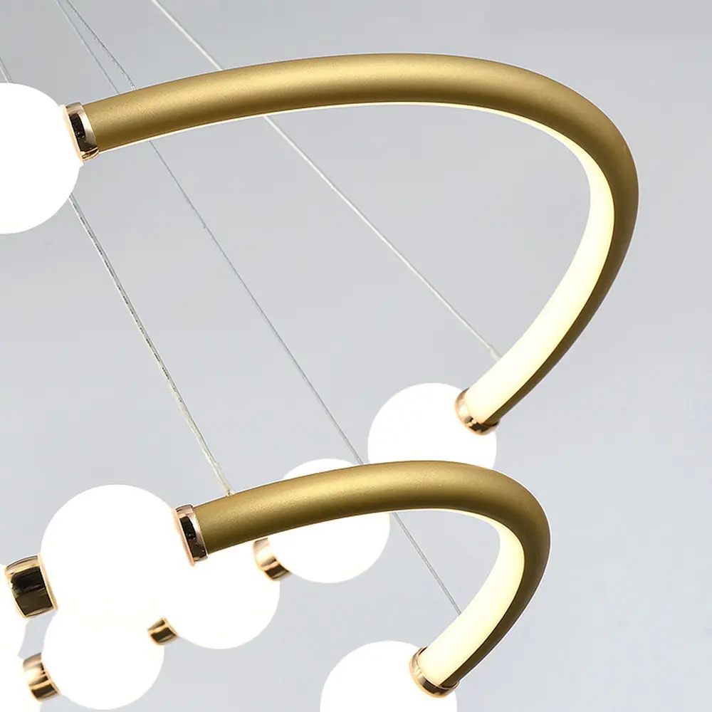 Фото 6 Люстра подвесная светодиодная Imperiumloft Access ch Impr_194916-23 30 м² белый свет цвет белый/латунь