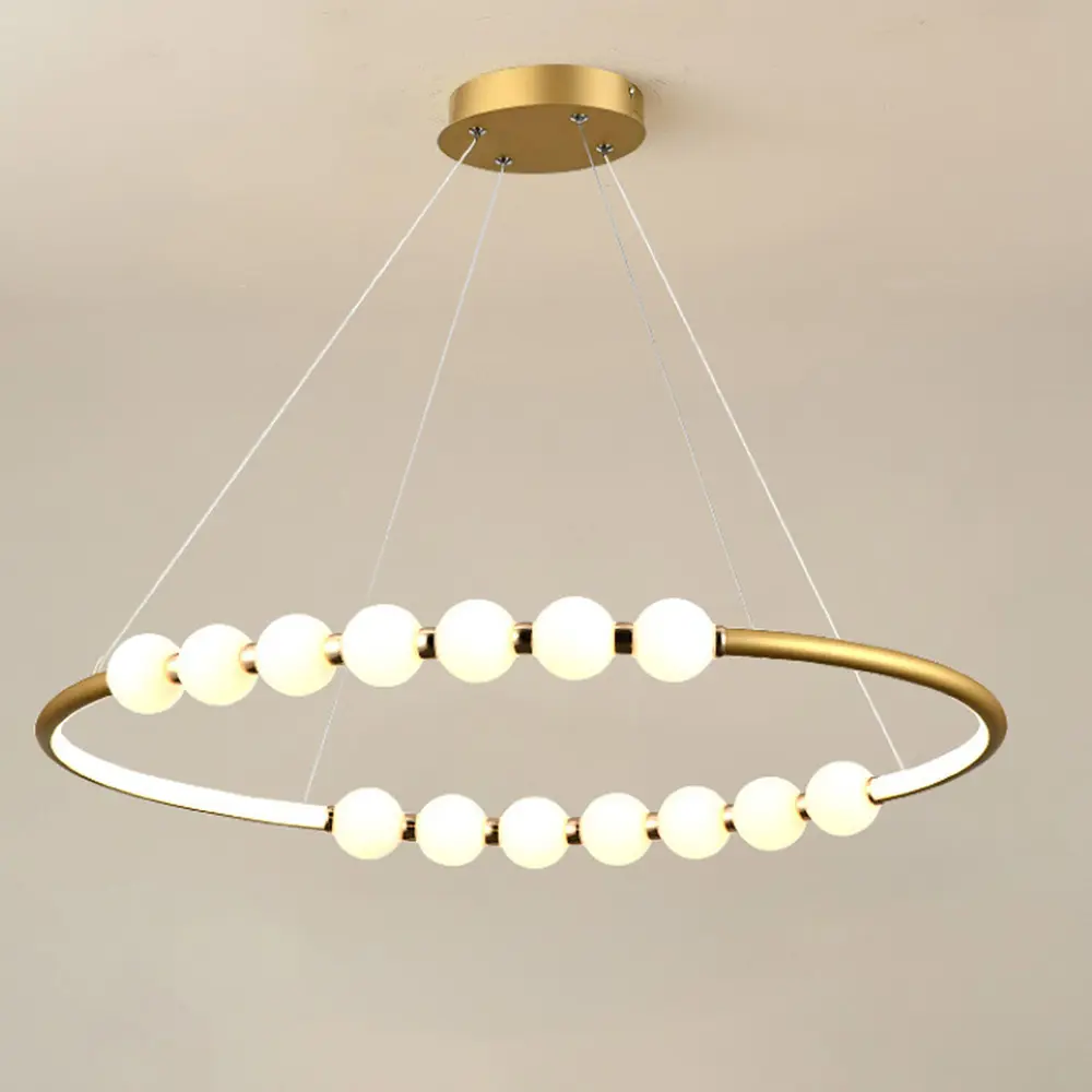 Фото 8 Люстра подвесная светодиодная Imperiumloft Access ch Impr_194916-23 30 м² белый свет цвет белый/латунь