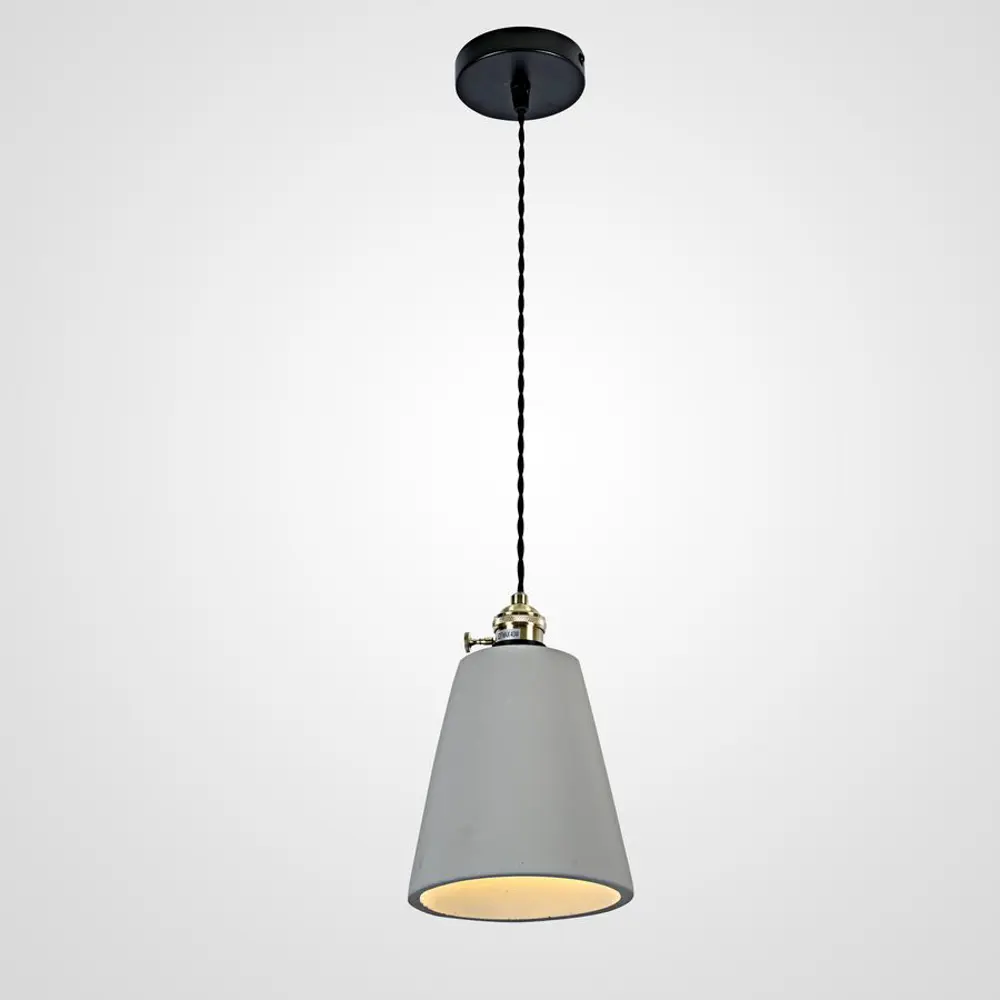 Фото Люстра подвесная Imperiumloft Industry 101689-26 1 лампа 3 м² цвет серый/латунь