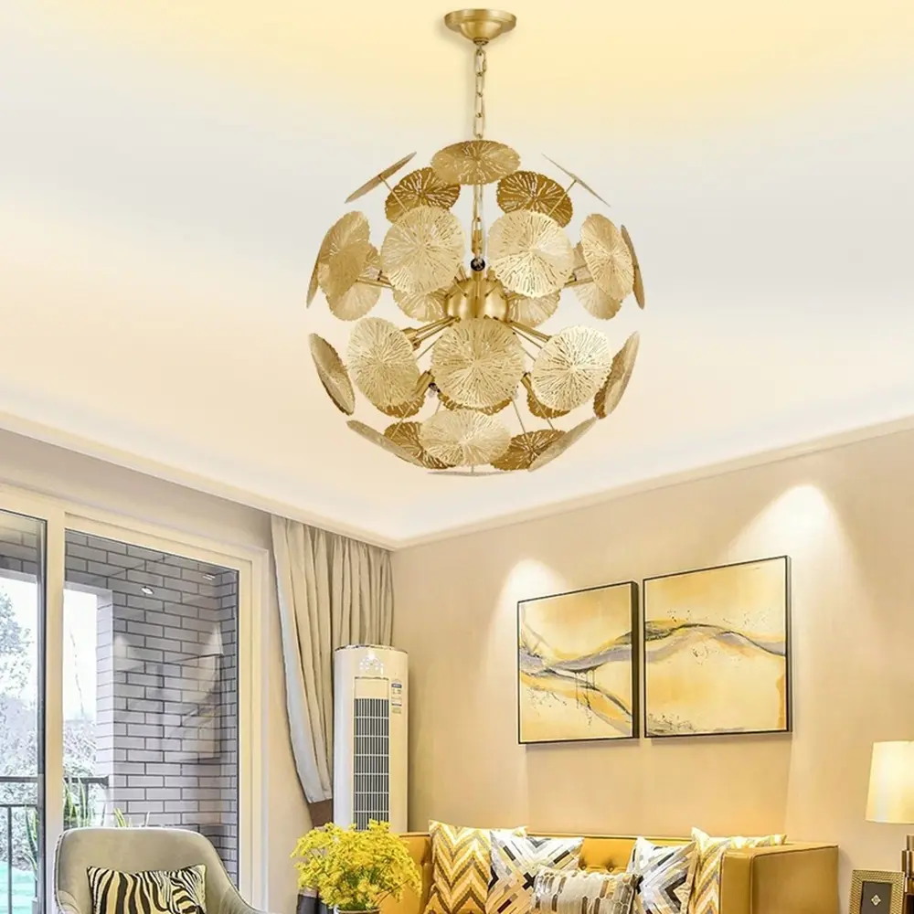 Фото 17 Люстра подвесная Imperiumloft Inca ball Impr_151615-26 28 ламп 56 м² цвет латунь Фото 17 Люстра подвесная Imperiumloft Inca ball Impr_151615-26 28 ламп 56 м² цвет латунь