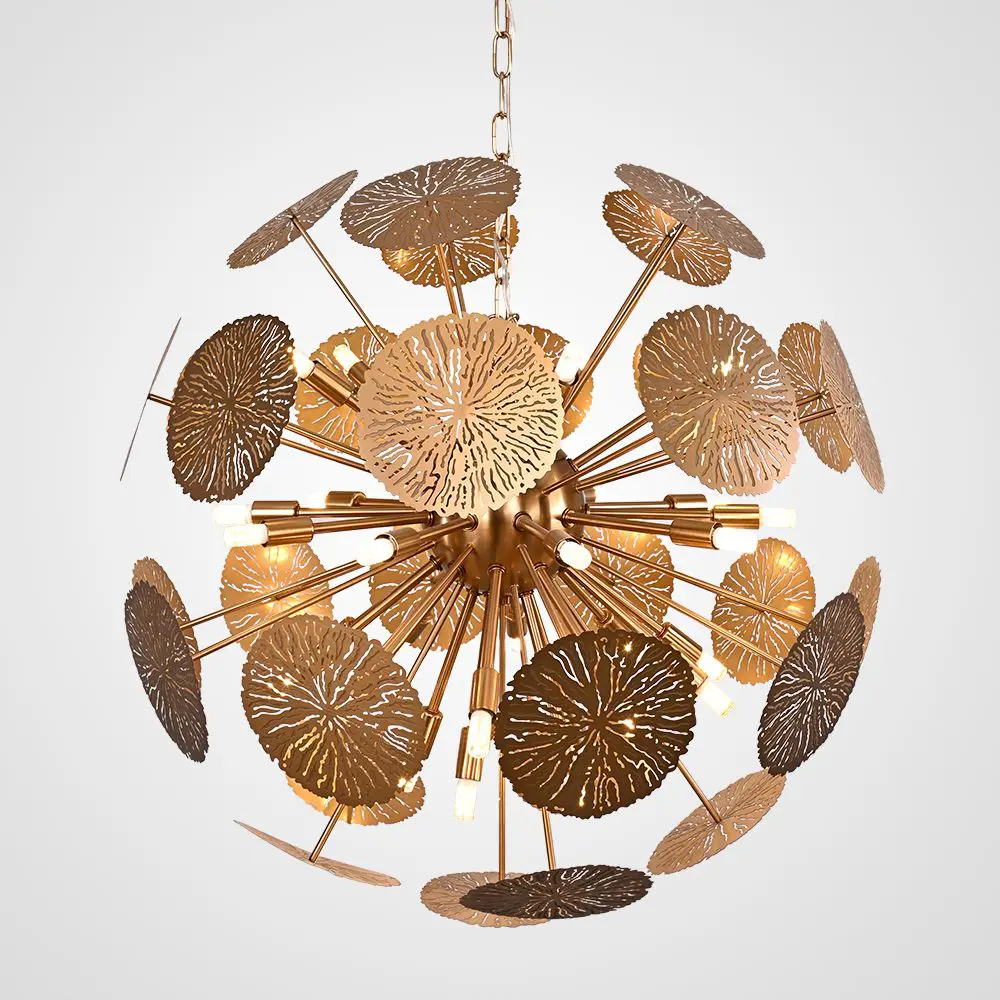 Фото Люстра подвесная Imperiumloft Inca ball Impr_151615-26 28 ламп 56 м² цвет латунь Фото Люстра подвесная Imperiumloft Inca ball Impr_151615-26 28 ламп 56 м² цвет латунь