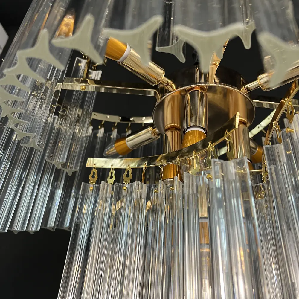 Фото 3 Люстра подвесная Imperiumloft Waltz Impr_177867-26 18 ламп 36 м² цвет прозрачный/золотой Фото 3 Люстра подвесная Imperiumloft Waltz Impr_177867-26 18 ламп 36 м² цвет прозрачный/золотой