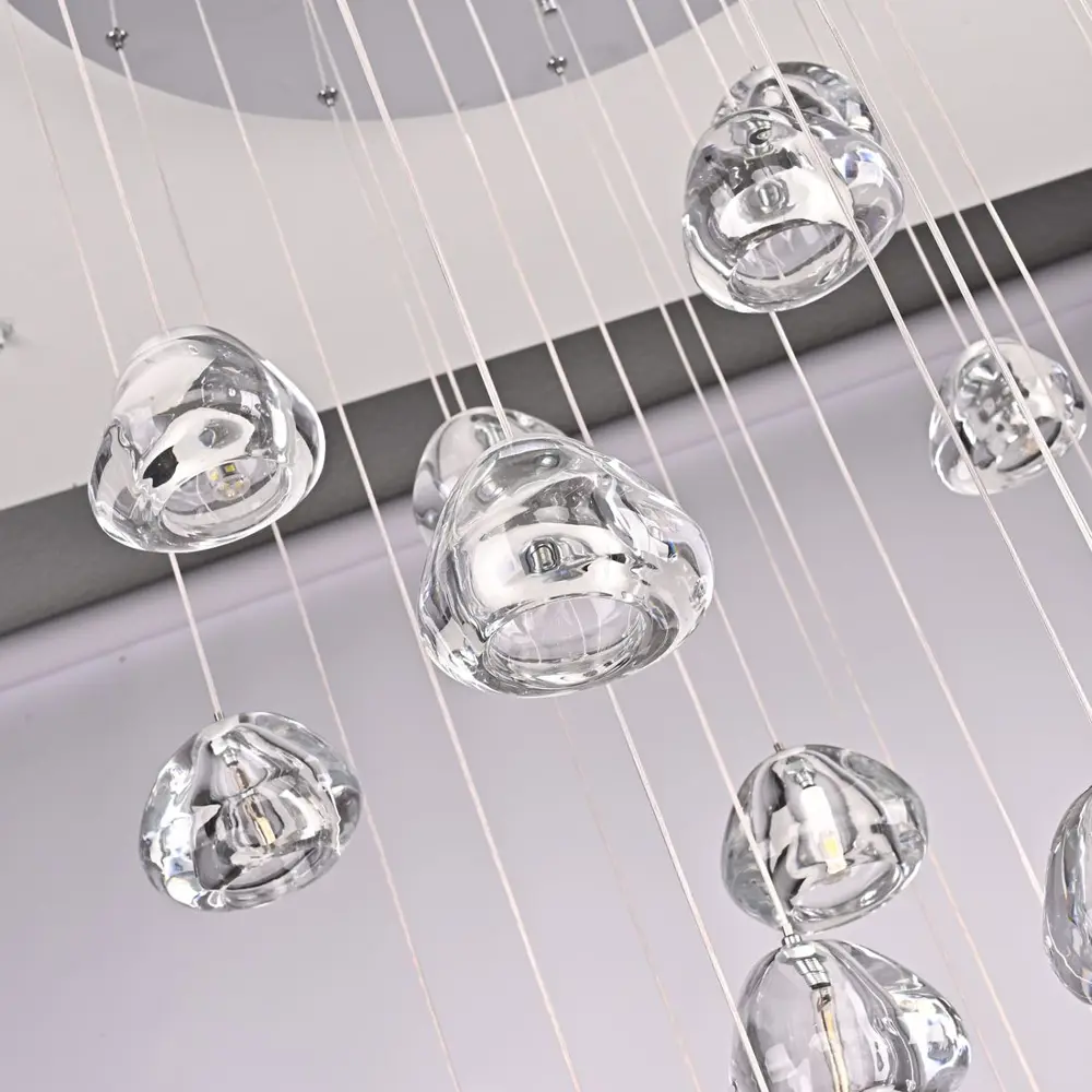 Фото 4 Люстра подвесная Imperiumloft Meteora Impr_178392-26 26 ламп 40 м² цвет хром, прозрачный Фото 4 Люстра подвесная Imperiumloft Meteora Impr_178392-26 26 ламп 40 м² цвет хром, прозрачный