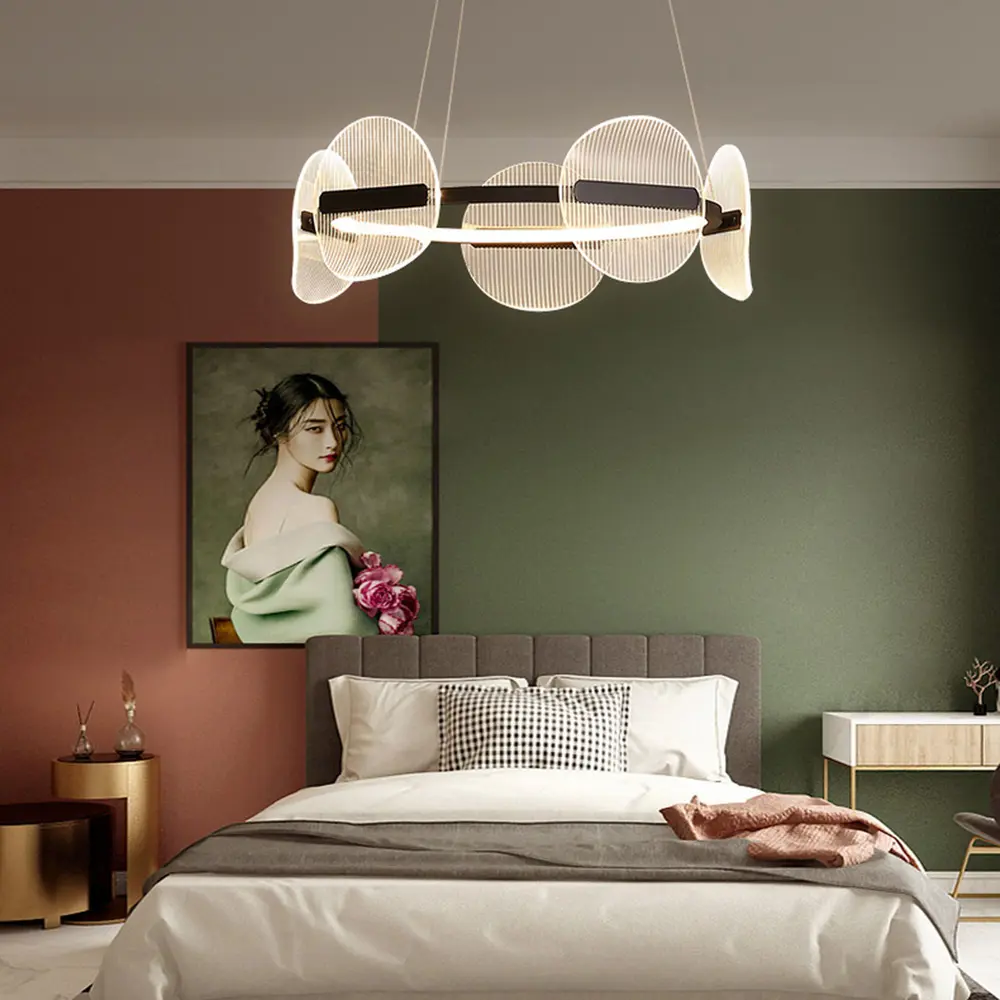 Фото 6 Люстра подвесная светодиодная Imperiumloft Helse 220005-23 7 м² белый свет цвет прозрачный, черный