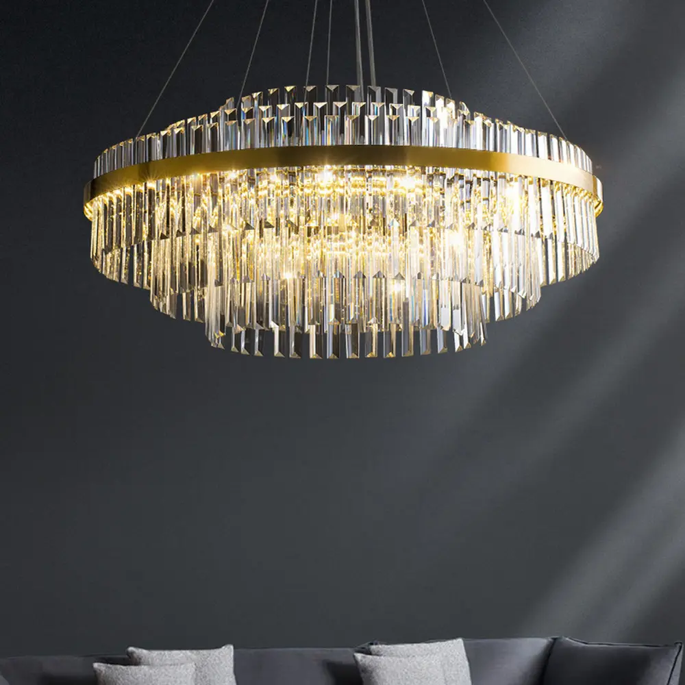 Фото 8 Люстра подвесная светодиодная Imperiumloft Voyage 220061-23 10 м² белый свет цвет прозрачный/латунь