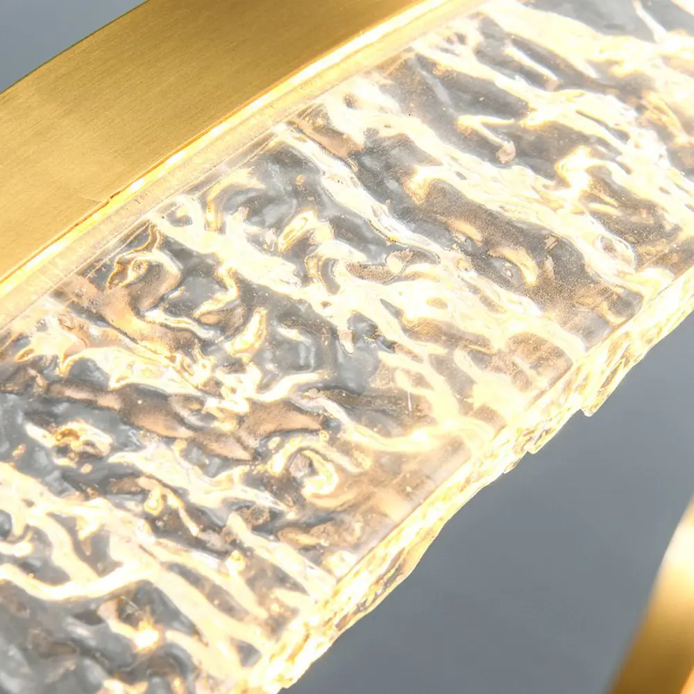 Фото 3 Люстра подвесная светодиодная Imperiumloft Sabina 220100-23 8 м² белый свет цвет прозрачный, латунь