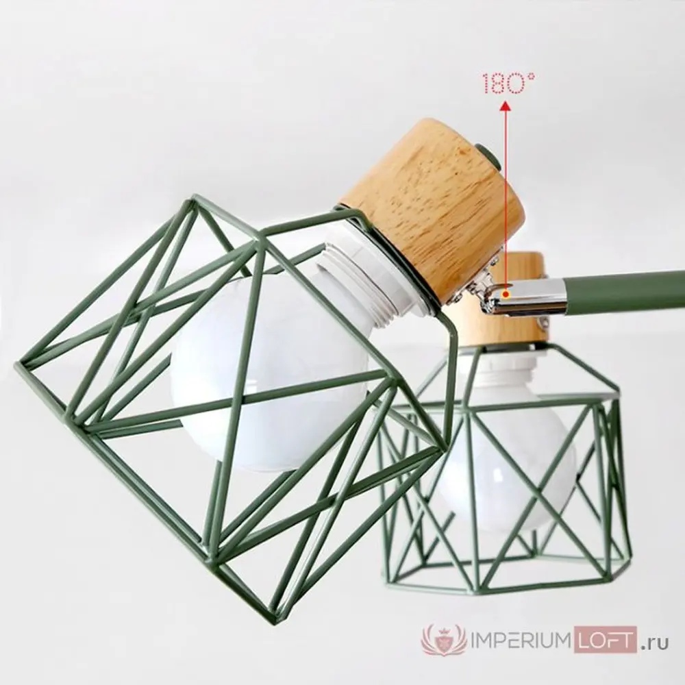 Фото 4 Люстра потолочная Imperiumloft Corf b3 Impr_189486-26 3 лампы 9 м² цвет бежевый