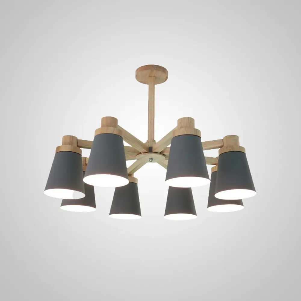 Фото 5 Люстра потолочная Imperiumloft Prop grey Impr_191988-23 3 ламп 6 м² цвет серый, коричневый