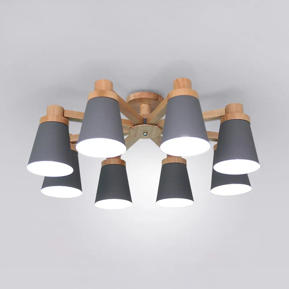 Фото 9 Люстра потолочная Imperiumloft Prop green Impr_191992-23 8 ламп 16 м² цвет коричневый/зеленый