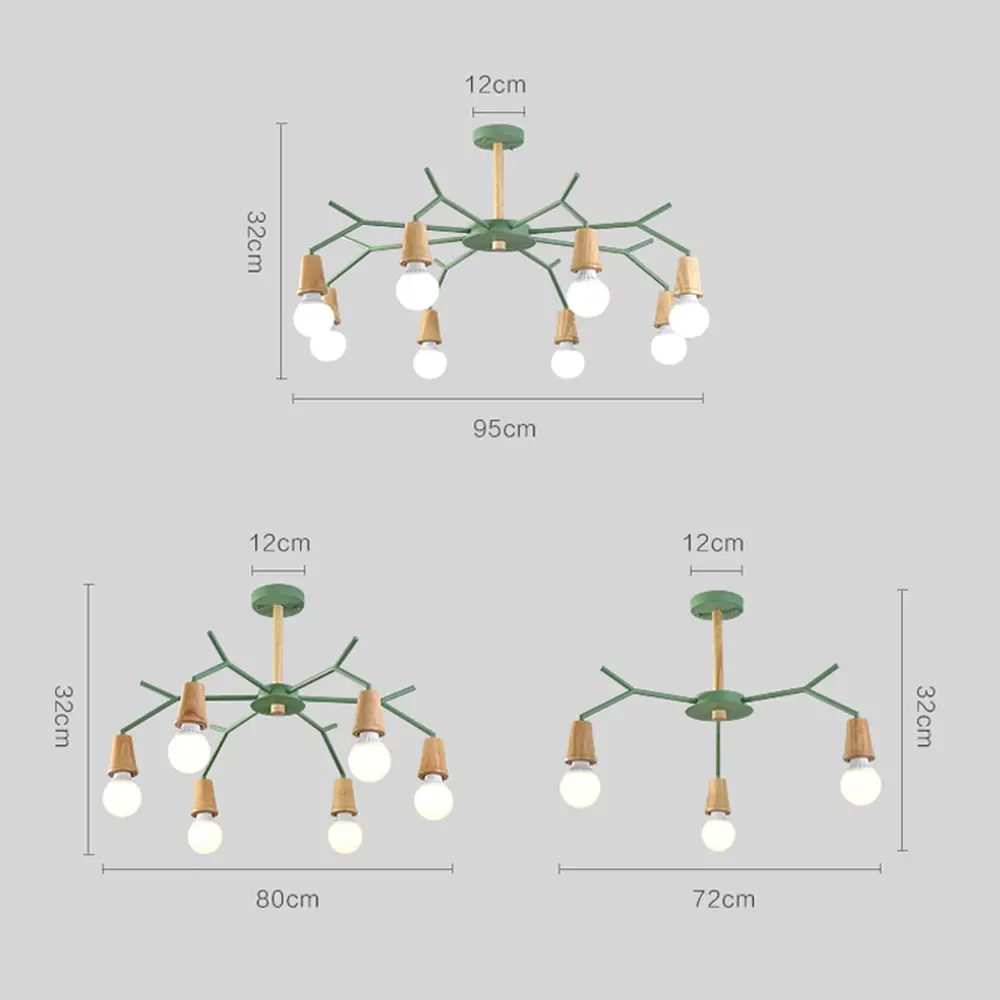 Фото 13 Люстра потолочная Imperiumloft Les color Impr_220507-23 8 ламп 24 м² цвет коричневый, зеленый Фото 13 Люстра потолочная Imperiumloft Les color Impr_220507-23 8 ламп 24 м² цвет коричневый, зеленый