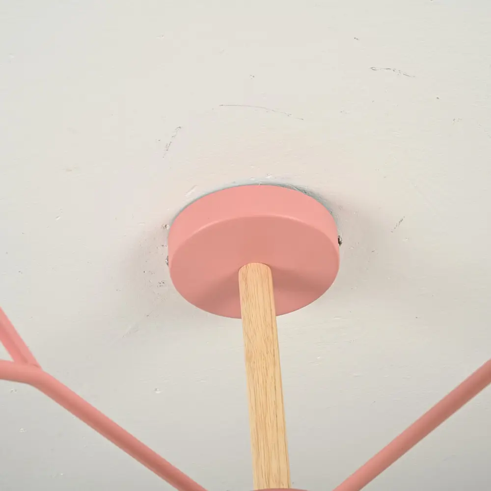 Фото 7 Люстра потолочная Imperiumloft Les color Impr_220512-23 6 ламп 18 м² цвет коричневый, розовый Фото 7 Люстра потолочная Imperiumloft Les color Impr_220512-23 6 ламп 18 м² цвет коричневый, розовый