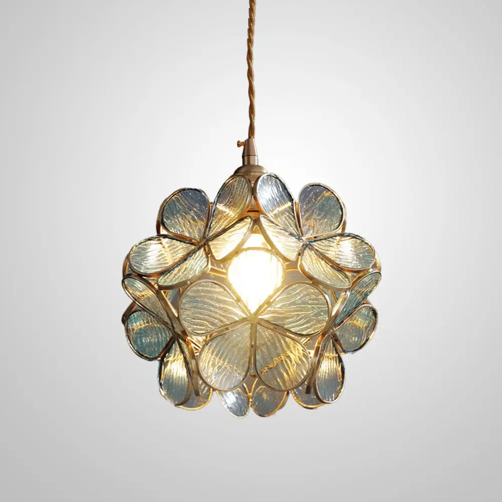 Фото Светильник подвесной Imperiumloft Sum Impr_187970-23 1 лампа 3 м² цвет голубой/латунь