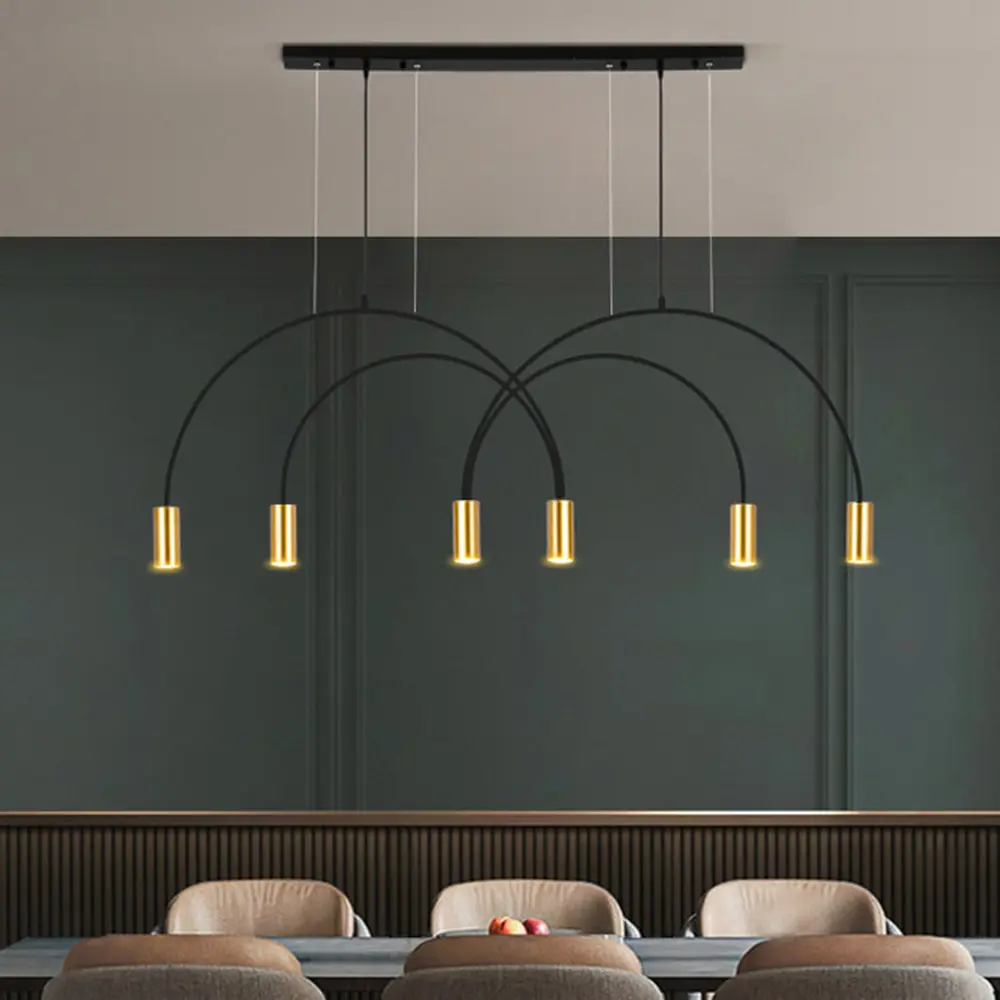 Фото 10 Светильник подвесной Imperiumloft Arc gold Impr_189569-26 2 лампы 4 м² цвет черный/золотой