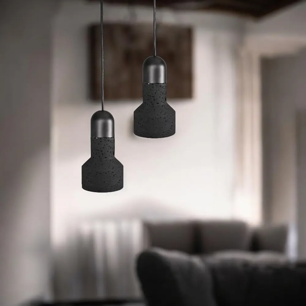 Фото 3 Светильник подвесной Imperiumloft Jazz stone Impr_189839-23 1 лампа 3 м² цвет черный Фото 3 Светильник подвесной Imperiumloft Jazz stone Impr_189839-23 1 лампа 3 м² цвет черный