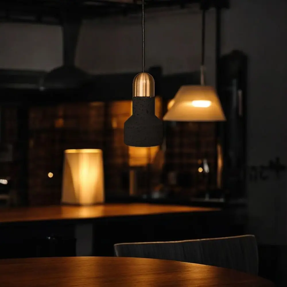 Фото 5 Светильник подвесной Imperiumloft Jazz stone Impr_189839-23 1 лампа 3 м² цвет черный Фото 5 Светильник подвесной Imperiumloft Jazz stone Impr_189839-23 1 лампа 3 м² цвет черный