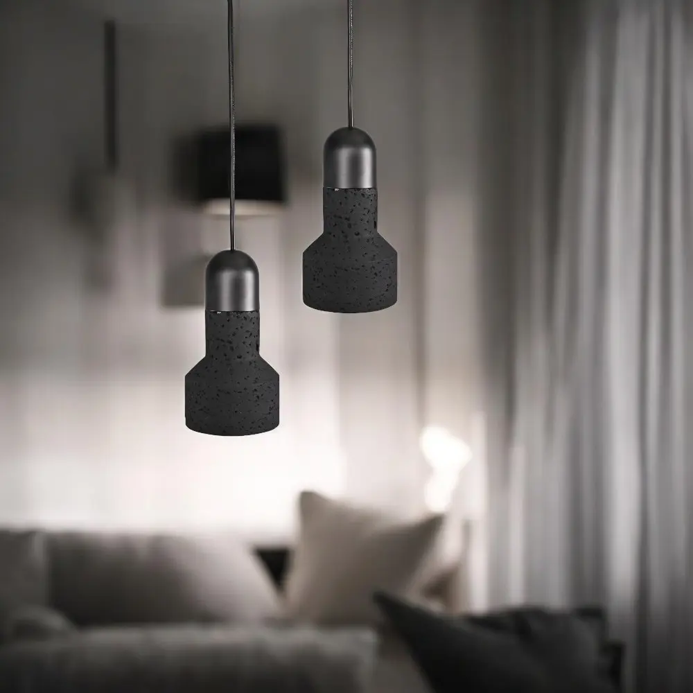 Фото 11 Светильник подвесной Imperiumloft Jazz stone Impr_189839-23 1 лампа 3 м² цвет черный Фото 11 Светильник подвесной Imperiumloft Jazz stone Impr_189839-23 1 лампа 3 м² цвет черный