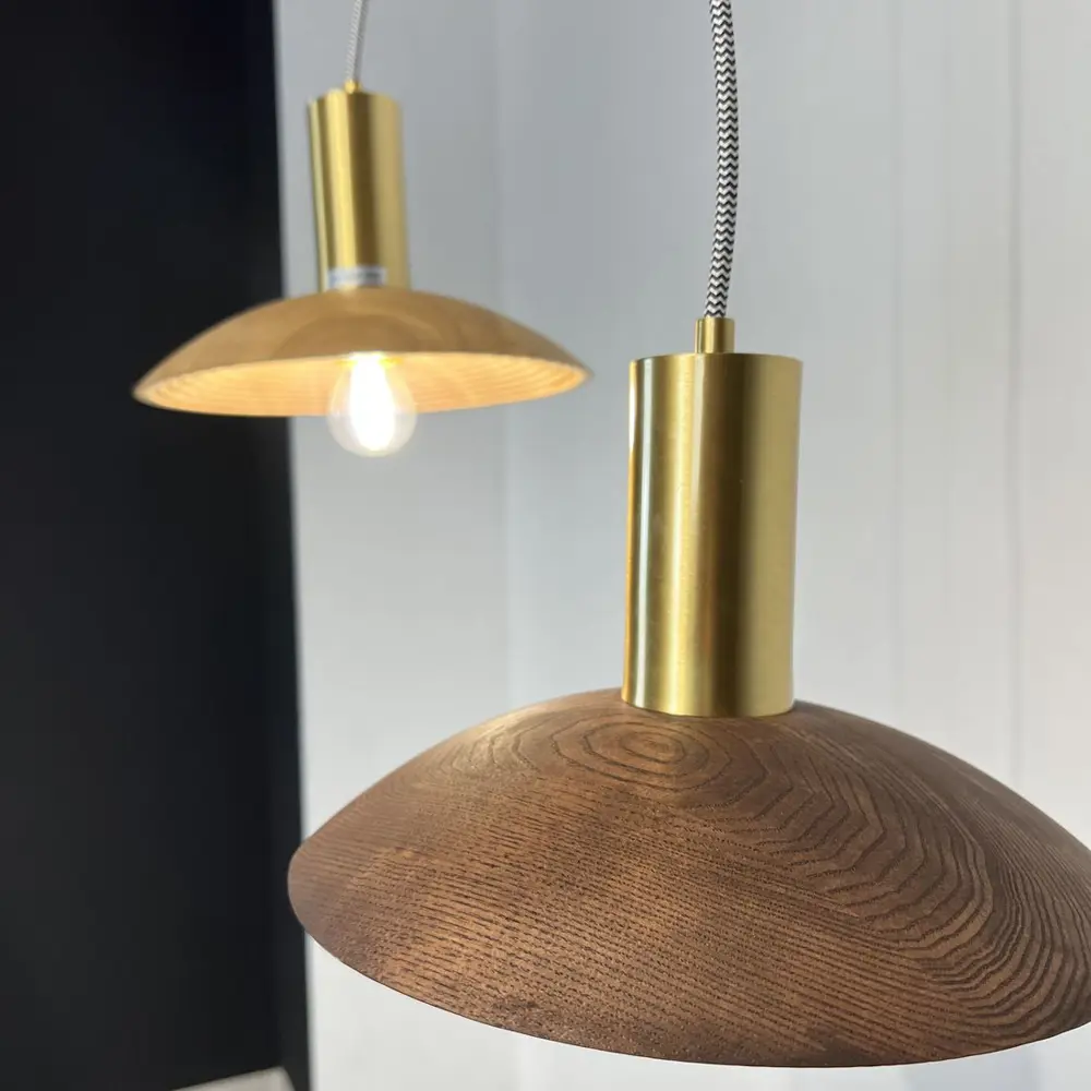 Фото 5 Светильник подвесной Imperiumloft Wood Impr_219479-26 1 лампа 3 м² цвет коричневый/латунь Фото 5 Светильник подвесной Imperiumloft Wood Impr_219479-26 1 лампа 3 м² цвет коричневый/латунь