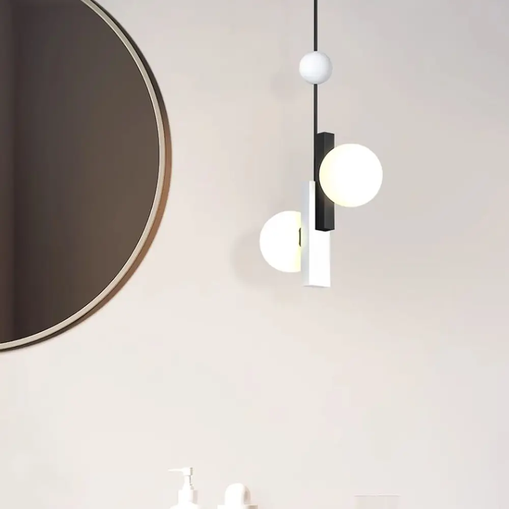 Фото 2 Светильник подвесной Imperiumloft Pansy Impr_228795-26 2 лампы 6 м² цвет белый/черный/серебро/золотой Фото 2 Светильник подвесной Imperiumloft Pansy Impr_228795-26 2 лампы 6 м² цвет белый/черный/серебро/золотой