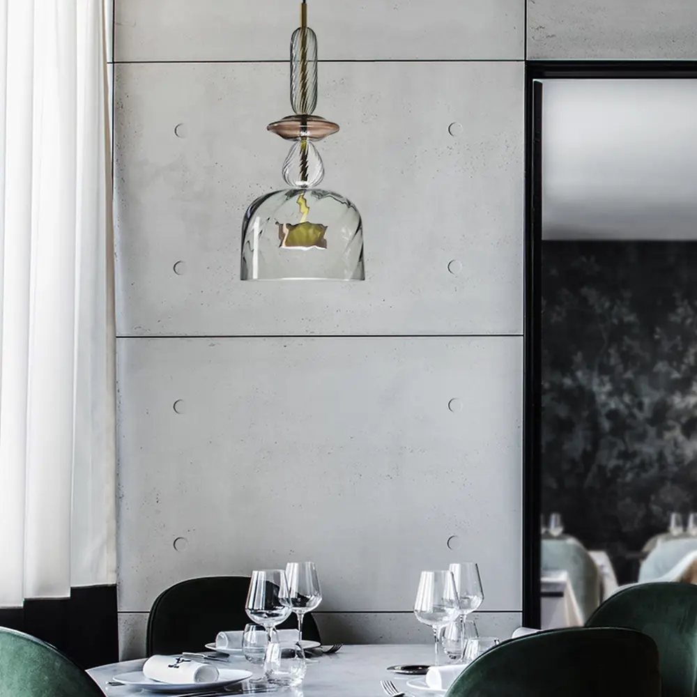 Фото 8 Светильник подвесной Imperiumloft Candy01 Impr_240232-26 1 лампа 3 м² цвет прозрачный/розовый/черный