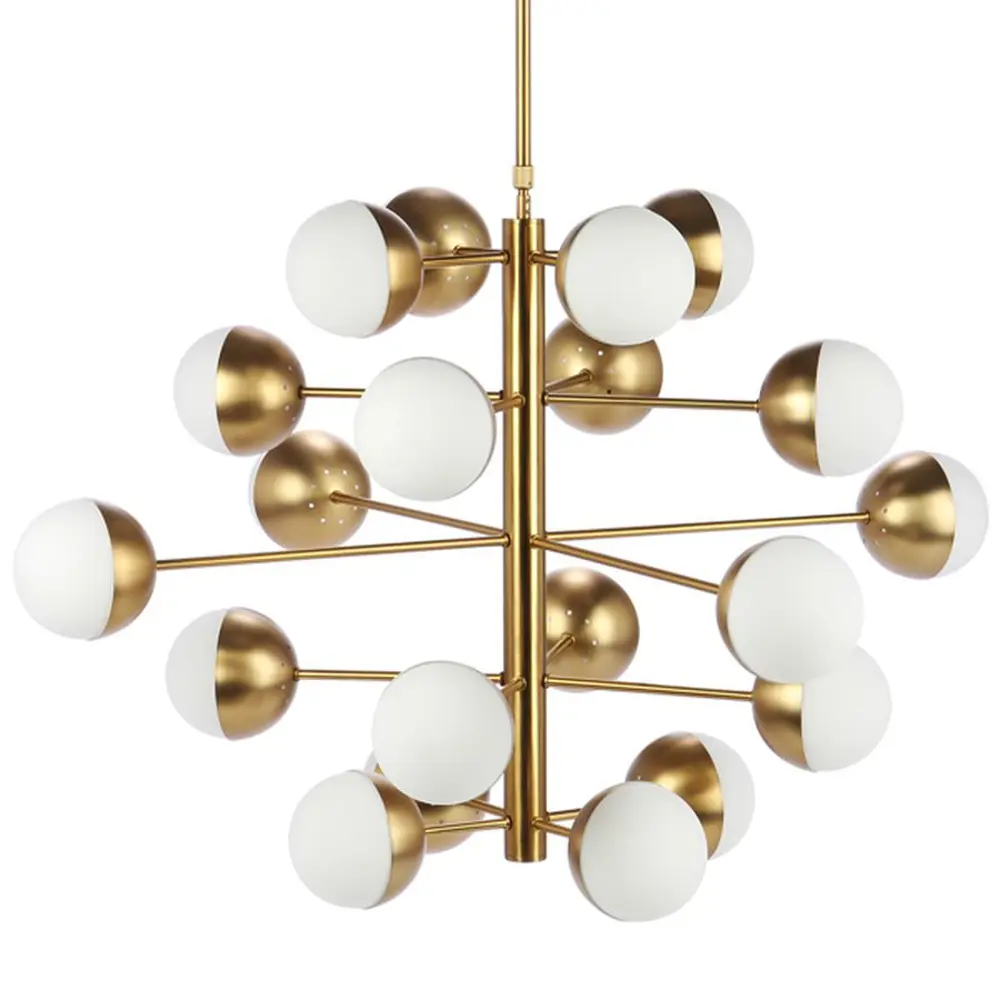 Фото Светильник подвесной Imperiumloft Italian globe cedar moss Impr_75117-22 20 ламп 32 м² цвет белый/латунь Фото Светильник подвесной Imperiumloft Italian globe cedar moss Impr_75117-22 20 ламп 32 м² цвет белый/латунь