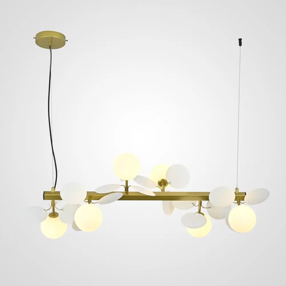 Фото Светильник подвесной Imperiumloft Matisse Impr_191882-26 6 ламп 12 м² цвет белый/золотой