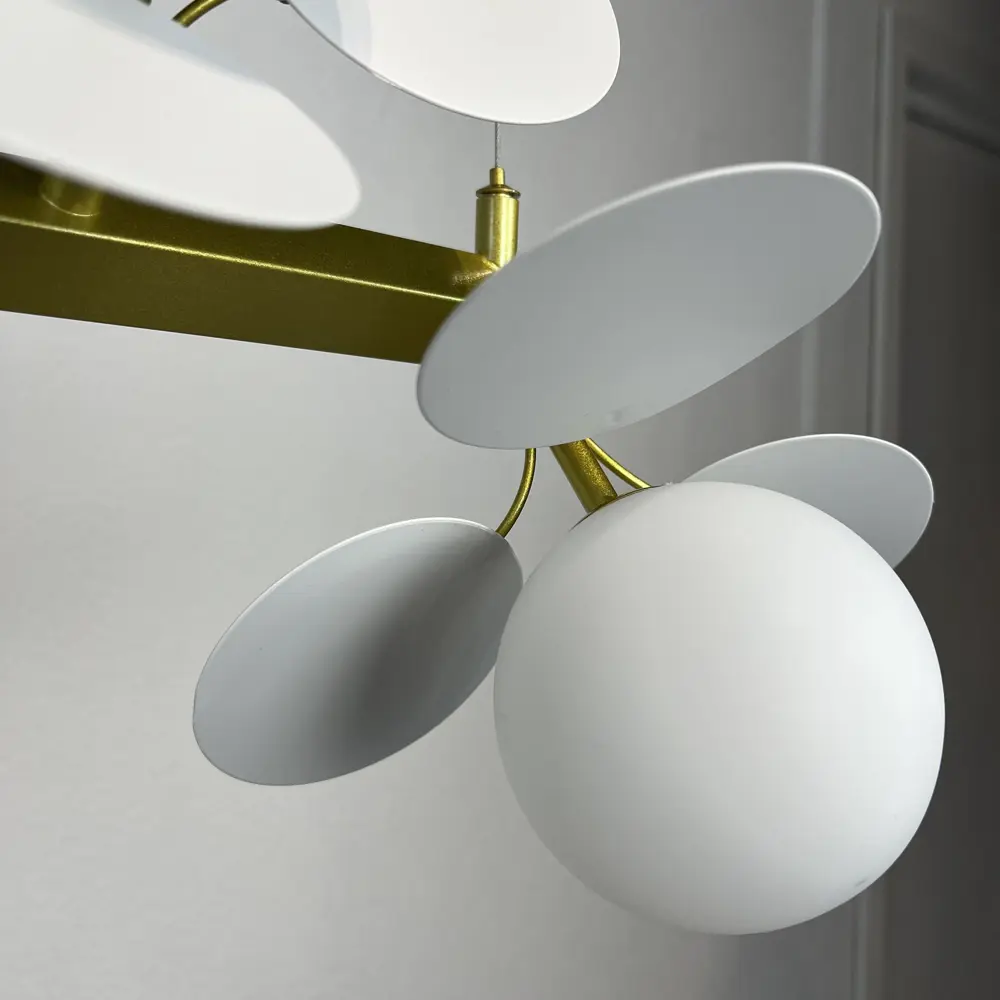 Фото 6 Светильник подвесной Imperiumloft Matisse Impr_191884-26 8 ламп 16 м² цвет белый/золотой