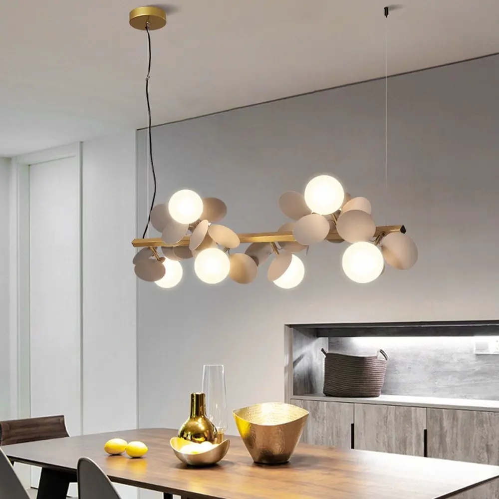 Фото 14 Светильник подвесной Imperiumloft Matisse Impr_191884-26 8 ламп 16 м² цвет белый/золотой