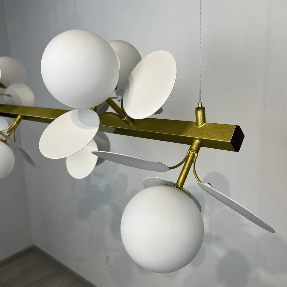 Фото 9 Светильник подвесной Imperiumloft Matisse Impr_191884-26 8 ламп 16 м² цвет белый/золотой