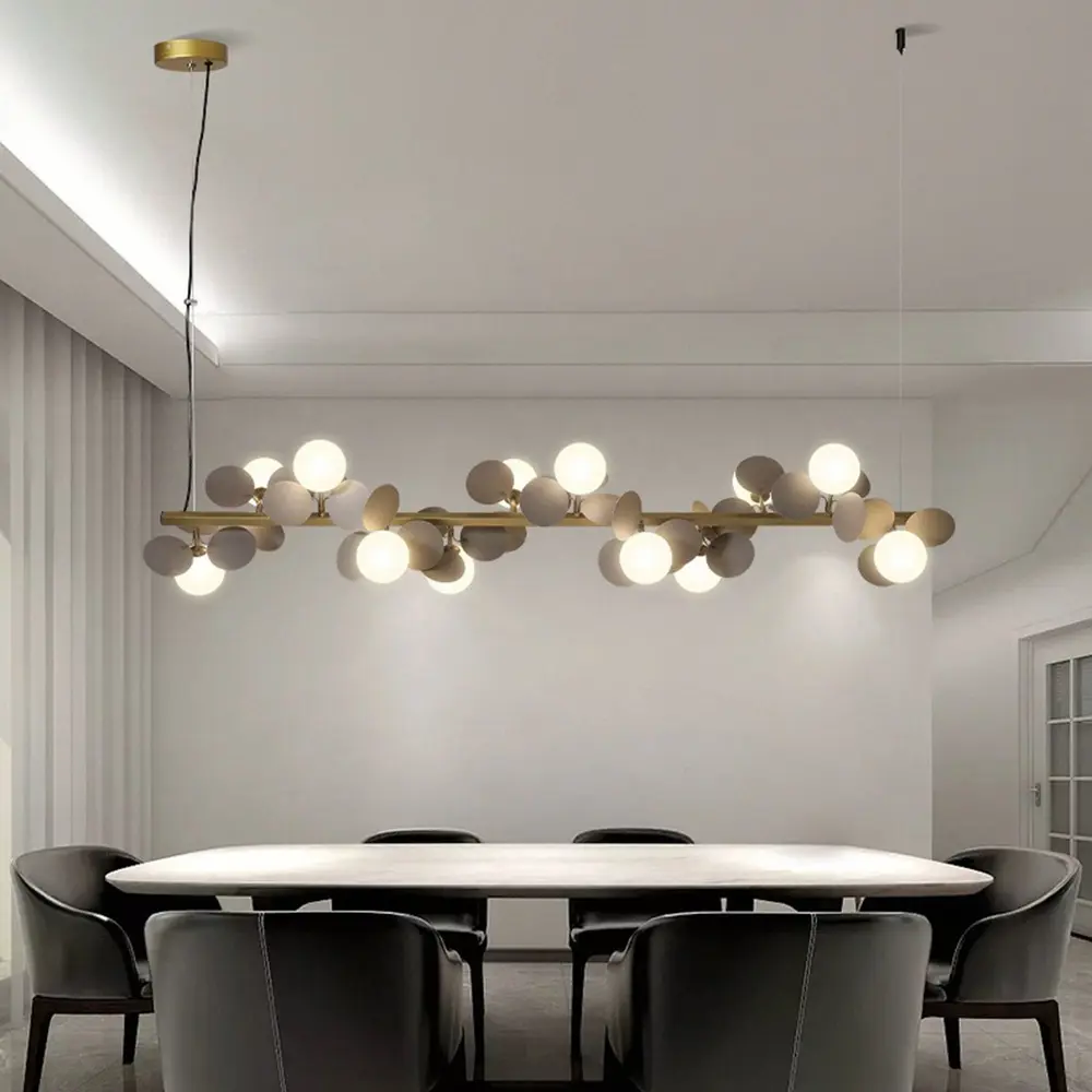 Фото 15 Светильник подвесной Imperiumloft Matisse Impr_191884-26 8 ламп 16 м² цвет белый/золотой