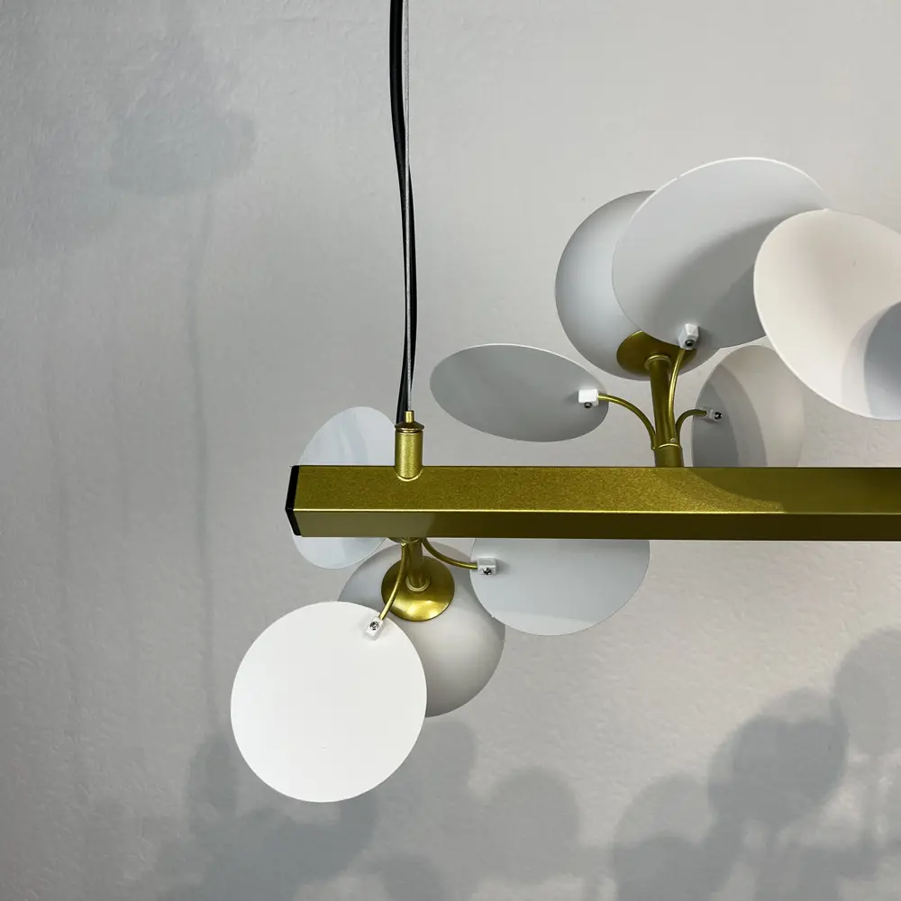 Фото 10 Светильник подвесной Imperiumloft Matisse Impr_191884-26 8 ламп 16 м² цвет белый/золотой