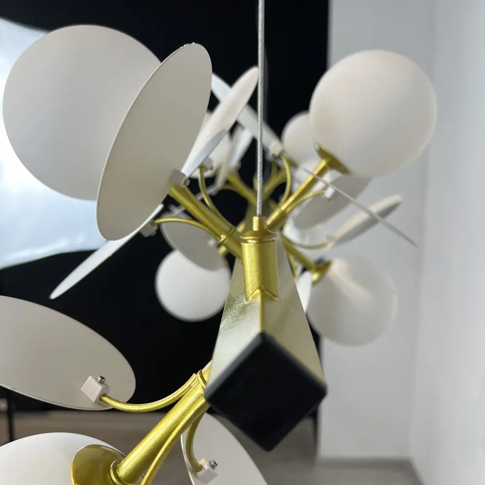 Фото 8 Светильник подвесной Imperiumloft Matisse Impr_191884-26 8 ламп 16 м² цвет белый/золотой