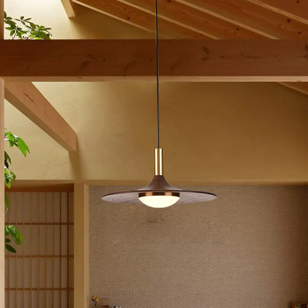 Фото 5 Светильник подвесной светодиодный Imperiumloft Thea Impr_189876-23 3 м² теплый белый свет цвет золотой/орех Фото 5 Светильник подвесной светодиодный Imperiumloft Thea Impr_189876-23 3 м² теплый белый свет цвет золотой/орех