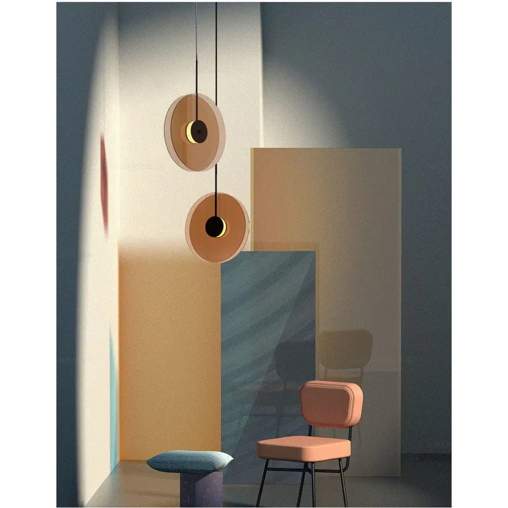 Фото 12 Светильник подвесной светодиодный Imperiumloft IMPR_191960-23 Cine01 5 м² регулируемый белый свет цвет черный