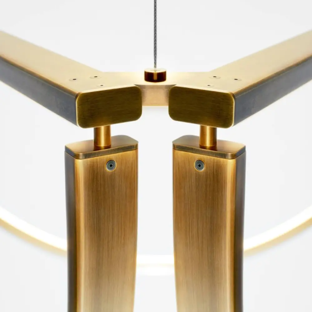 Фото 5 Светильник подвесной светодиодный Imperiumloft Solana light 23 м² регулируемый белый свет цвет жёлтый/золотой Фото 5 Светильник подвесной светодиодный Imperiumloft Solana light 23 м² регулируемый белый свет цвет жёлтый/золотой