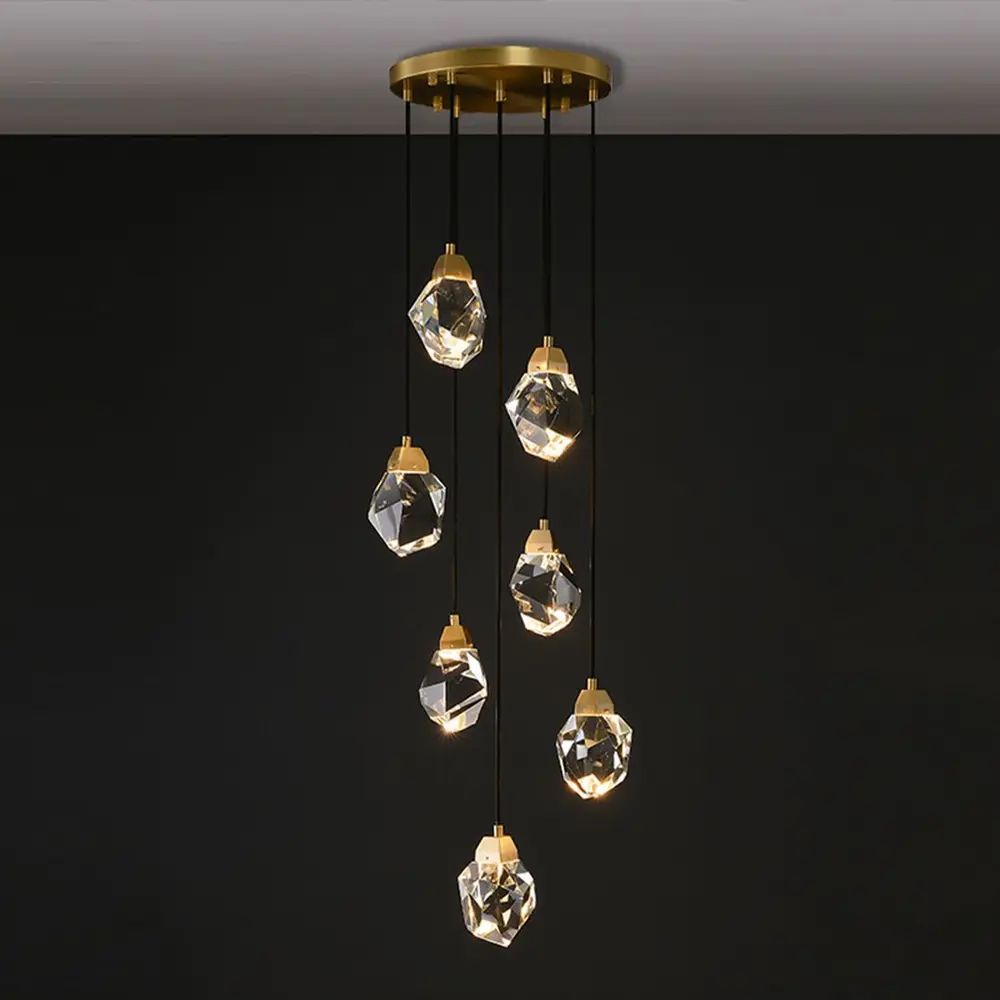 Фото 4 Светильник подвесной светодиодный Imperiumloft IMPR_193599-26 Cristel-one01 25 м² регулируемый белый свет цвет жёлтый/золотой Фото 4 Светильник подвесной светодиодный Imperiumloft IMPR_193599-26 Cristel-one01 25 м² регулируемый белый свет цвет жёлтый/золотой