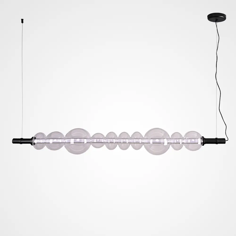 Фото Светильник подвесной светодиодный Imperiumloft Zoom Impr_202712-23 9 м² нейтральный белый свет цвет прозрачный/черный Фото Светильник подвесной светодиодный Imperiumloft Zoom Impr_202712-23 9 м² нейтральный белый свет цвет прозрачный/черный