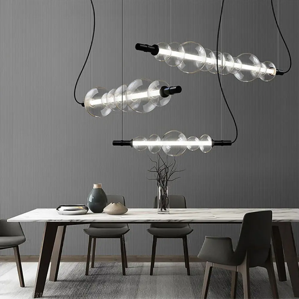 Фото 6 Светильник подвесной светодиодный Imperiumloft Zoom Impr_202712-23 9 м² нейтральный белый свет цвет прозрачный/черный Фото 6 Светильник подвесной светодиодный Imperiumloft Zoom Impr_202712-23 9 м² нейтральный белый свет цвет прозрачный/черный